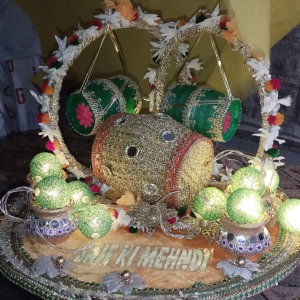 Customized Mehndi Tray