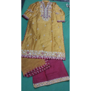 Formal mayoon dress with plazoo